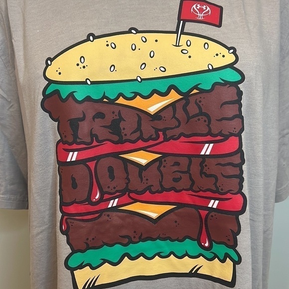 Men’s Under Armour triple double burger tshirt - Picture 7 of 8